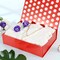 ift Box 13x9.7x3.4 Inches, Large Red Gift Box with Lid for Presents, Mom Day Magnetic Shirt Gift Boxes for Clothes (Glossy Metallic Red, Dot Design Inside)